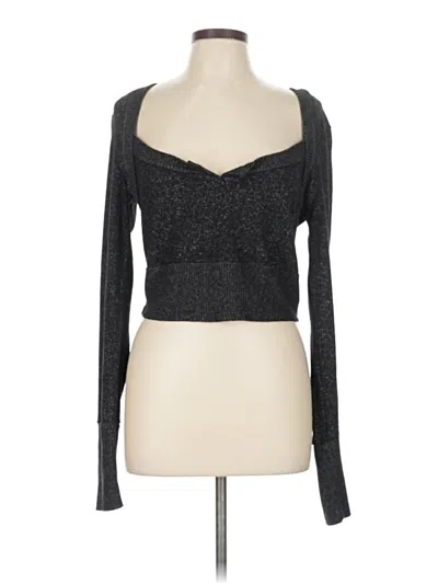 Pre-owned Out From Under Cardigan Sweater In Gray