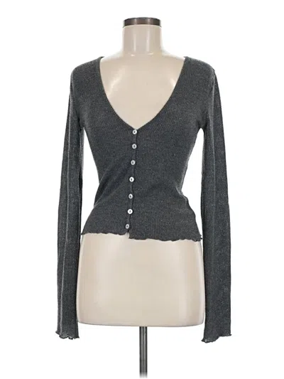 Pre-owned Out From Under Cardigan Sweater In Gray