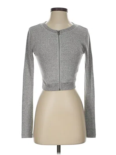 Pre-owned Out From Under Cardigan Sweater In Gray