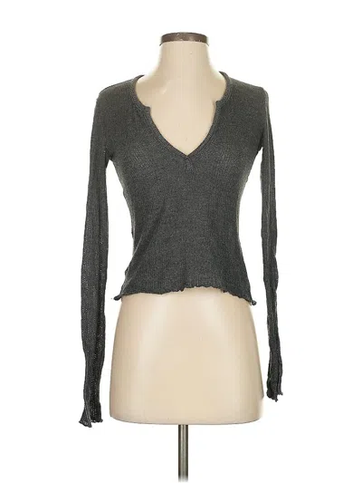 Pre-owned Out From Under Cardigan Sweater In Gray