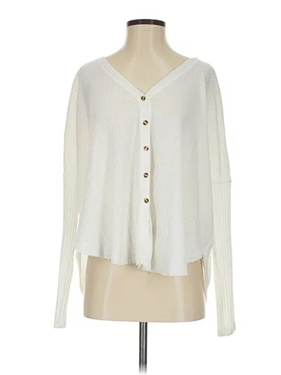 Pre-owned Out From Under Cardigan Sweater In Ivory