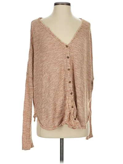 Pre-owned Out From Under Cardigan Sweater In Orange