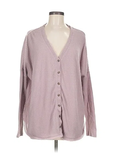 Pre-owned Out From Under Cardigan Sweater In Pink