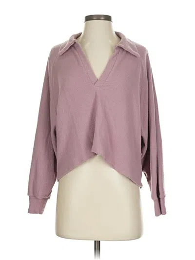 Pre-owned Out From Under Cardigan Sweater In Purple