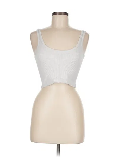 Pre-owned Out From Under Cardigan Sweater In Silver