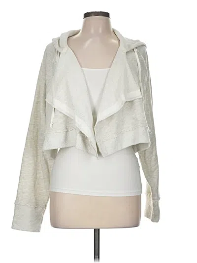 Pre-owned Out From Under Cardigan Sweater In Silver