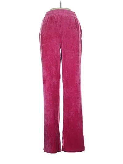 Pre-owned Out From Under Casual Pants In Burgundy