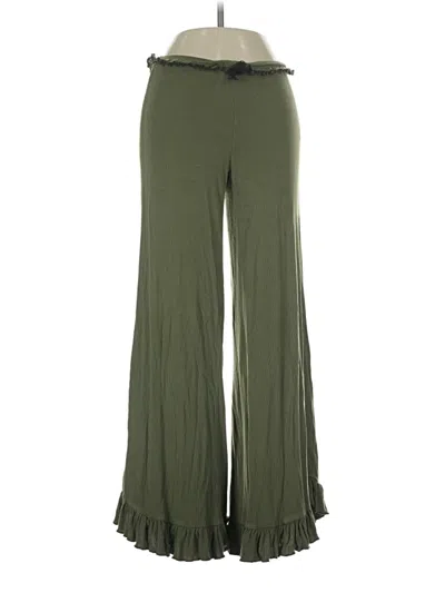 Pre-owned Out From Under Casual Pants In Green