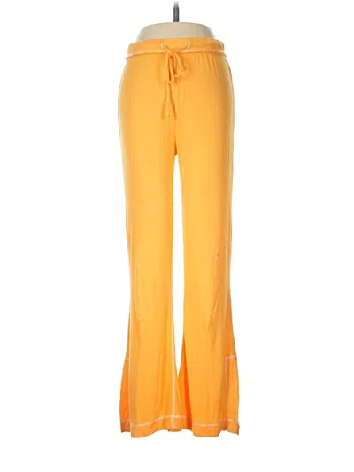 Pre-owned Out From Under Casual Pants In Yellow
