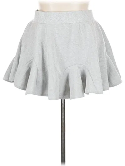 Pre-owned Out From Under Casual Skirt In Gray