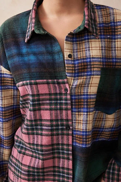Out From Under Check Shirt Top In Assorted, Women's At Urban Outfitters