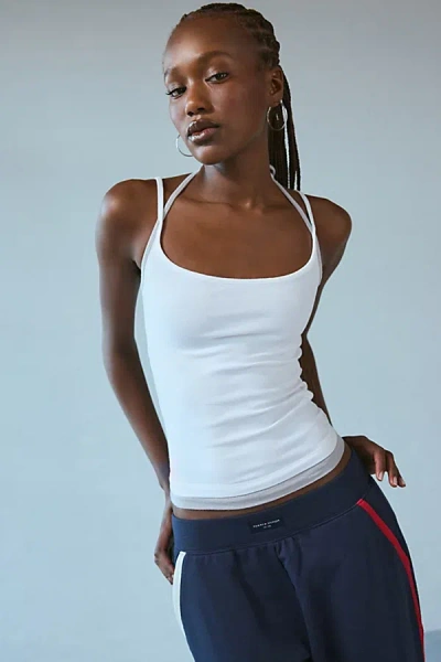 Out From Under Cotton Compression Layered Cami In Ivory, Women's At Urban Outfitters