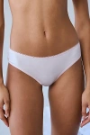 Out From Under Cotton Picot-trim Hipster Undie In Pink Stripe, Women's At Urban Outfitters