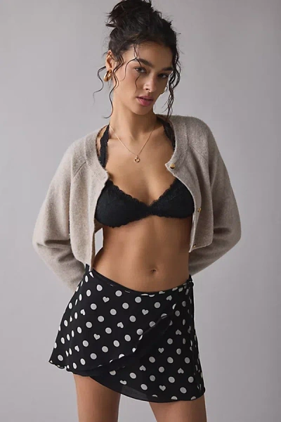 Out From Under Daydream Lace Halter Bralette In Black, Women's At Urban Outfitters