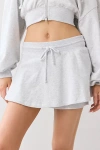 Out From Under Double Up Sweat Skort In Grey, Women's At Urban Outfitters In Gray