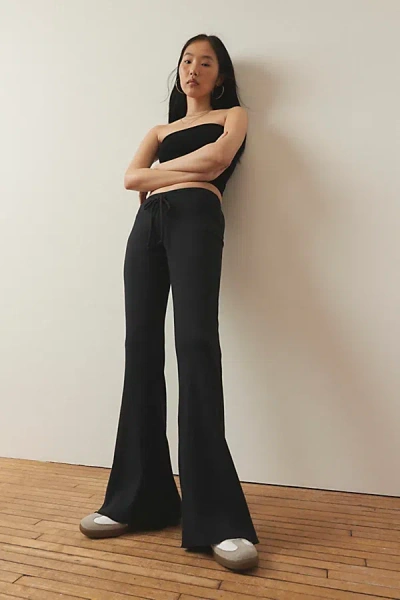 Out From Under Easy Does It Flare Pant In Black, Women's At Urban Outfitters