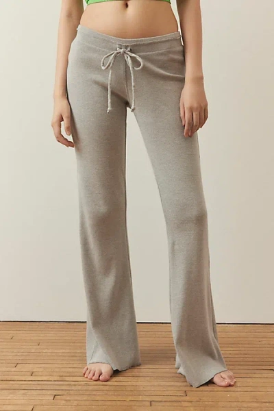 Out From Under Easy Does It Flare Pant In Grey, Women's At Urban Outfitters In Gray