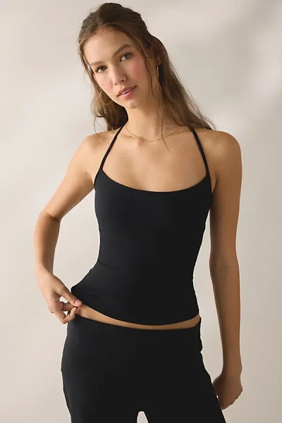 Out From Under Easy Peasy Racerback Tank Top In Black, Women's At Urban Outfitters