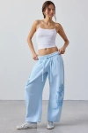 Out From Under Essential Barrel Leg Full Length Sweatpant In Blue, Women's At Urban Outfitters In Blue