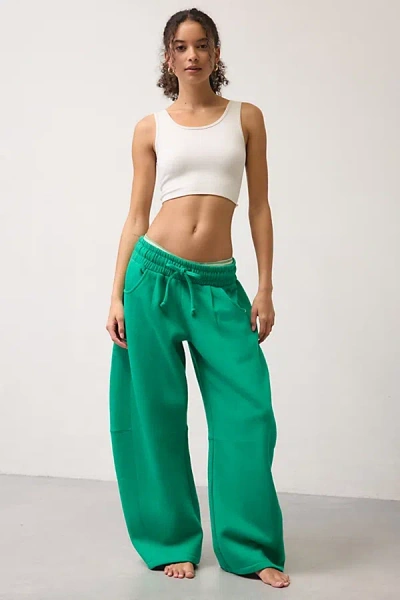 Out From Under Essential Barrel Leg Full Length Sweatpant In Turquoise, Women's At Urban Outfitters In Multi