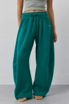 Out From Under Essential Barrel Leg Sweatpant In Green, Women's At Urban Outfitters