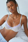 Out From Under Eva Angel Mesh Underwire Bra In Rose, Women's At Urban Outfitters In Rose