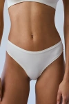 Out From Under Featherweight Dip Thong In White Swan, Women's At Urban Outfitters In White Swan