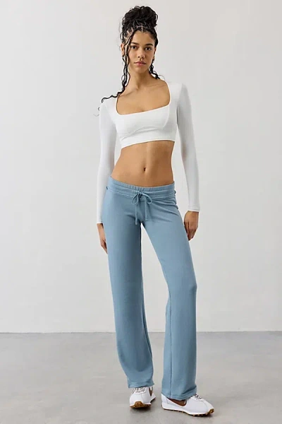 Out From Under Fuseform Seamed Long Sleeve Crop Top In White, Women's At Urban Outfitters