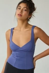 Out From Under Fuseform Seamed Plunge Tank Top In Blue, Women's At Urban Outfitters