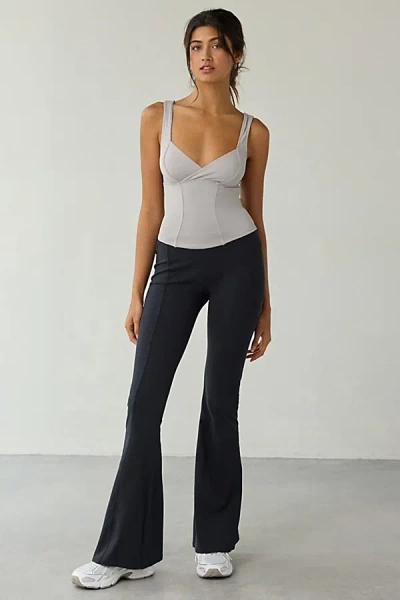 Out From Under Fuseform Seamed Plunge Tank Top In Grey, Women's At Urban Outfitters In Gray
