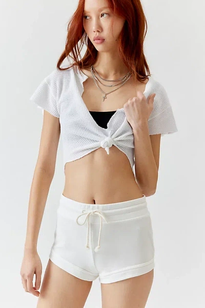 Out From Under Good Days Micro Short In White, Women's At Urban Outfitters