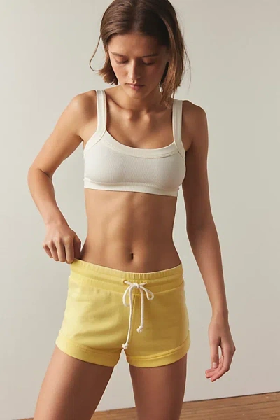Out From Under Good Days Micro Short In Yellow, Women's At Urban Outfitters