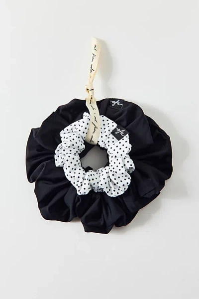 Out From Under Hallie Supersoft Scruchies Set In Black, Women's At Urban Outfitters In Blue
