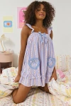 Out From Under Hearts Desire Lounge Dress In Purple, Women's At Urban Outfitters