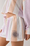 Out From Under High Tide Pull-on Beach Short In Beach Stripe, Women's At Urban Outfitters