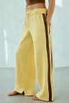 Out From Under Hoxton Double Stripe Sweatpant In Yellow, Women's At Urban Outfitters