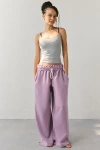 Out From Under Hoxton Piping Sweatpant In Lavender, Women's At Urban Outfitters In Purple
