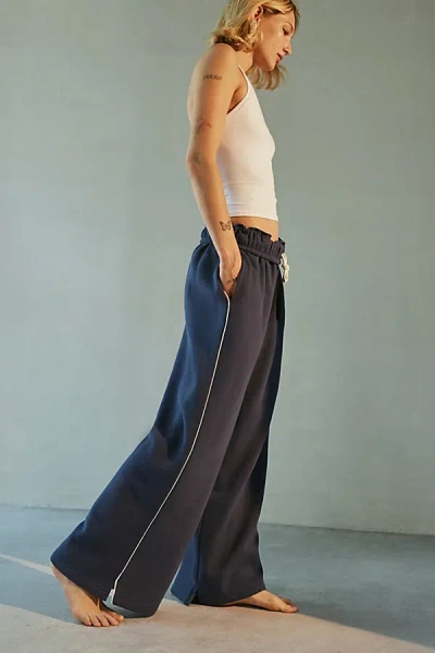 Out From Under Hoxton Piping Sweatpant In Navy, Women's At Urban Outfitters