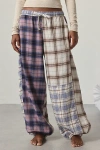 Out From Under In Your Dreams Brushed Flannel Lounge Jogger Pant In Purple, Women's At Urban Outfitters
