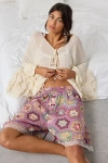 Out From Under In Your Dreams Lace Trim Long Boxer Short In Purple, Women's At Urban Outfitters