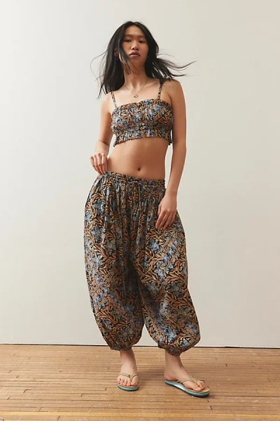 Out From Under Jasmine Printed Balloon Pant In Brown, Women's At Urban Outfitters