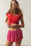 Out From Under Juliette Satin Micro Short In Berry, Women's At Urban Outfitters