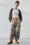 Out From Under Kai Printed Extreme Barrel Joggers Pant In Neutral, Women's At Urban Outfitters In Neutral