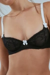 Out From Under Karlie Lace Demi Bra In Black, Women's At Urban Outfitters