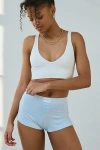 Out From Under Kiera Modern Sleep Micro Sleep Shortie In Light Blue, Women's At Urban Outfitters