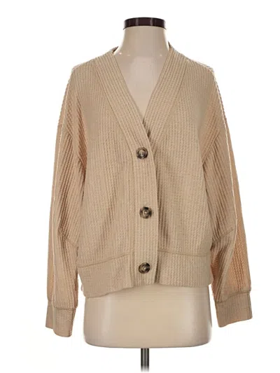 Pre-owned Out From Under Kimono In Tan