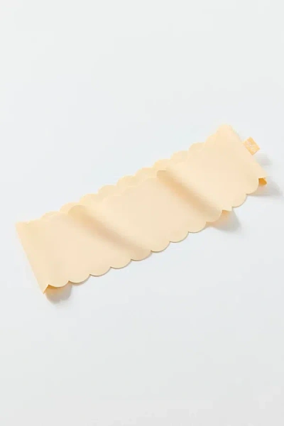 Out From Under Kit Scalloped Soft Headband In Yellow, Women's At Urban Outfitters