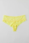 Out From Under Lace Hotpant In Bright Yellow, Women's At Urban Outfitters