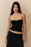 Out From Under Lace Seamless Bandeau Top In Black, Women's At Urban Outfitters
