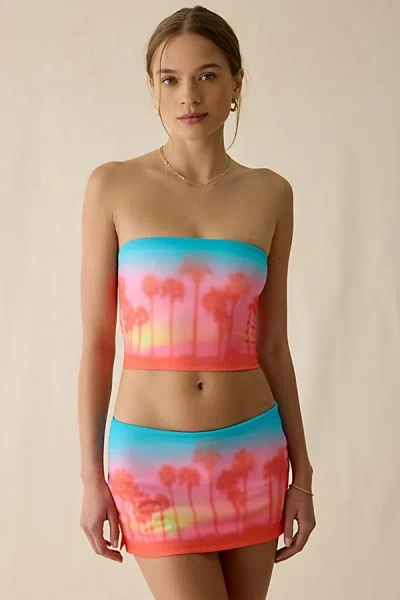 Out From Under Lila Low-rise Mini Skort In Assorted, Women's At Urban Outfitters In Multi